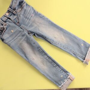 Embroidered Blue Jeans